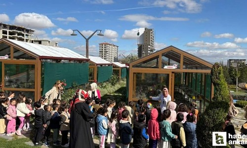 Pursaklar Belediyesi doğayı keşfetmek isteyen öğrencileri Endemik Vadi'de ağırlıyor