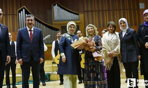 Emine Erdoğan, Ankara'da Gazze'ye destek için düzenlenen flamenko gösterisine katıldı