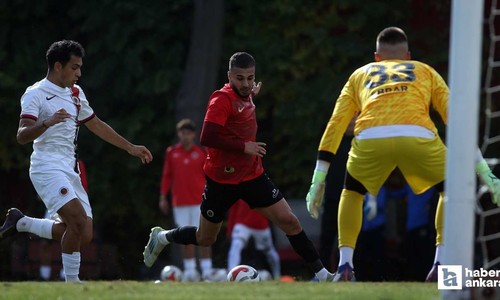 Gençlerbirliği A Takımı antrenman maçında U19 Takımı ile karşılaştı