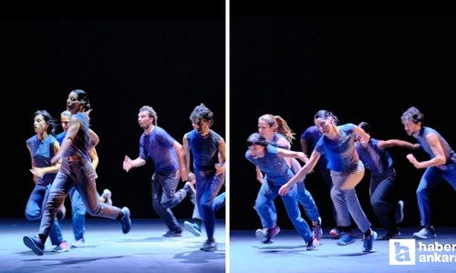 Etimesgut Belediyesi'nin festival sahnesinde ‘Thirst’ adlı dans gösterisi sergilendi