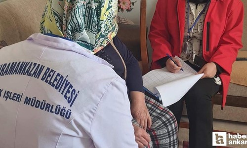 Kahramankazan Belediyesi'nden görme engelli vatandaşlara destek