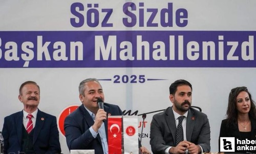 Keçiören Belediyesi'nin mahalle buluşmaları devam ediyor