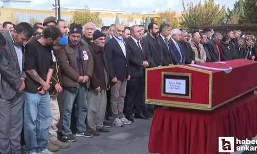 Balıkesir'de cezaevi firarisi tarafından öldürülen uzman çavuş Ekri Ankara'da defnedildi