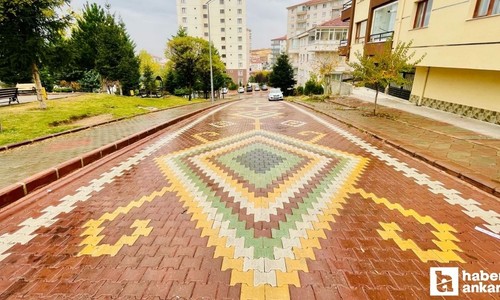 Pursaklar Belediyesi'nden yağmur suları için özel proje: Kilit parke yolları!