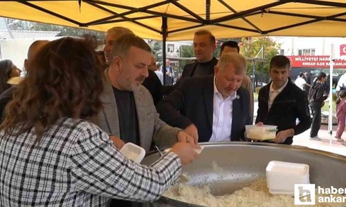 Sincan Kent Meydanı'nda 'Pilav Günü' etkinliği düzenlendi