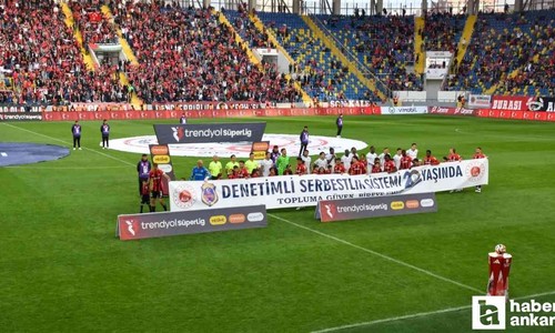 Gençlerbirliği-Konyaspor maçında denetimli serbestlik farkındalık etkinliği düzenlendi!