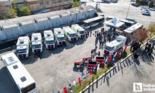 Altındağ Belediyesi'nin araç filosuna 14 yeni araç daha katıldı