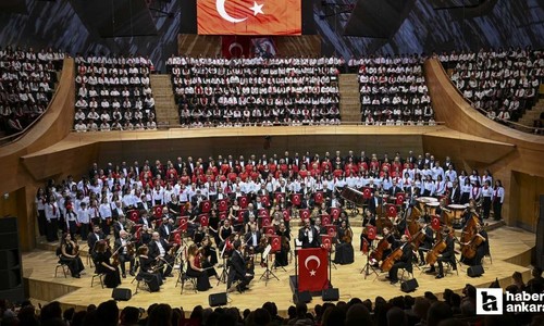 Başkentte 646 korist Cumhuriyet Bayramı Özel Konserinde buluştu