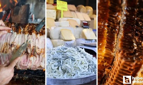 Cağ kebabı, eski kaşar, Göle balı! Ardahan'ın en özel lezzetleri Ankara'ya geldi!
