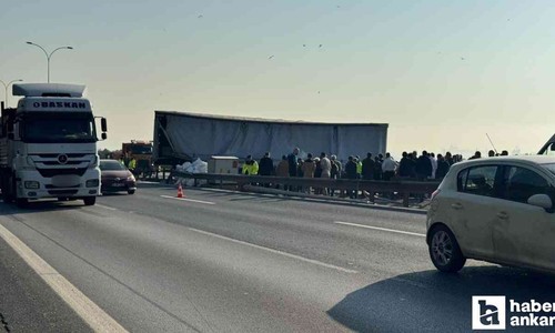 Anadolu Otoyolu'nda zincirleme trafik kazası! Ankara istikameti ulaşıma kapatıldı