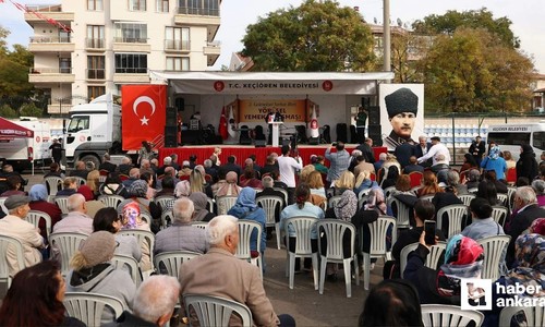 Keçiören Belediyesi'nin iş birliği ile düzenlenen yöresel yemek yarışması başladı