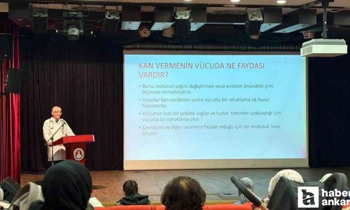 Sincan Belediyesi Kızılay Haftası'na özel seminer düzenledi