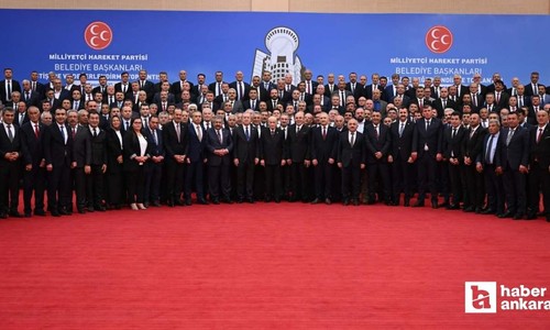 Devlet Bahçeli, MHP'li belediye başkanlarıyla Ankara'da bir araya geldi