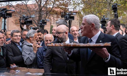 İYİ Parti Anıtkabir'e çıkan yollarda lokma dağıttı