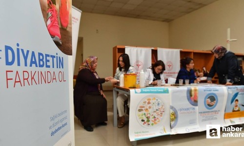 Altındağ Belediyesi'nden kadınlara diyabet taraması!