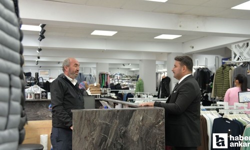 Kahramankazan Belediye Başkanı Çırpanoğlu'ndan esnaflara ziyaret