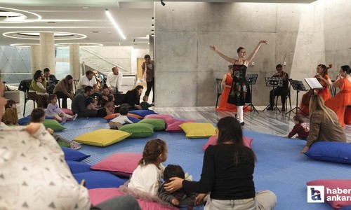 Ankara'da minikler klasik müzik ve baleyle buluşturuldular