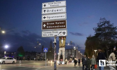 Ankara'da başlayan tabela akımı Sivas'a sıçradı!