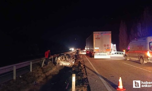 Çorum'da otostopla bindiği araç takla atınca canından oldu
