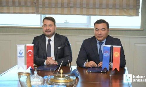 Kahramankazan Belediyesi ile Kırgızistan arasında Kardeş Şehir Protokolü imzalandı