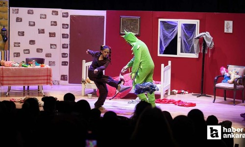 Keçiören Belediyesi'nin sahnelediği Tembel Ayşe müzikali yoğun ilgi gördü