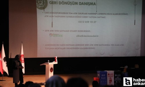 Keçiören Belediyesi 'Çevre ve Sıfır Atık Semineri' düzenledi