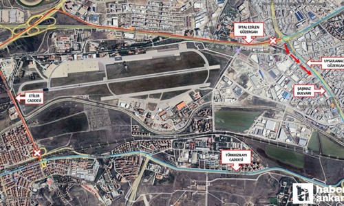 EGO, Etimesgut Havalimanı çalışmaları için 21 hattı güzergahını değiştirdi