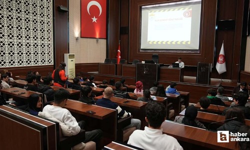 Keçiören Belediyesi stajyer öğrencilere oryantasyon eğitimi verdi