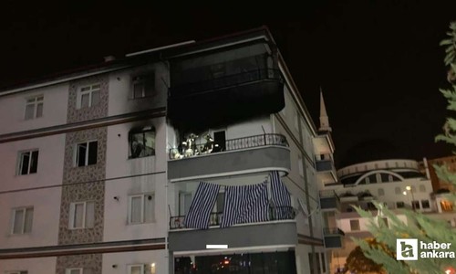 Mamak'ta bir binada patlama: 1 yaralı