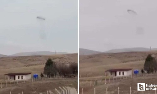 Gölbaşı'nda sığırcık kuşlarının dansı büyüledi