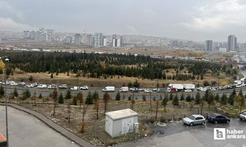 Ovacık Çevre Yolu, İvedik istikametinde zincirleme trafik kazası
