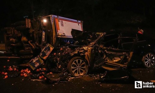 TEM otoyolu Ankara istikametinde kaza: 2 kişi yaralandı!