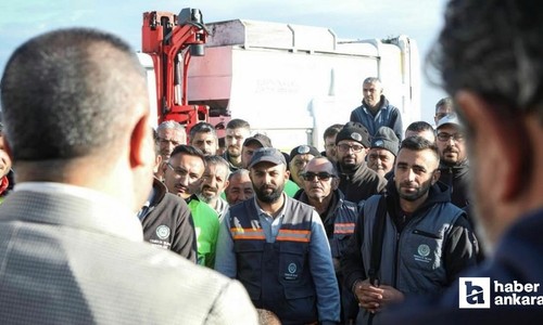 Etimesgut Belediyesi'nden temizlik ekibiyle değerlendirme toplantısı