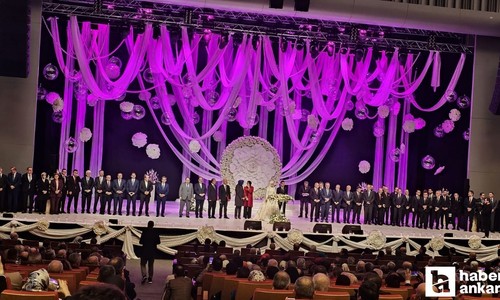 Ankara Üniversitesi'nin Rektörü Necdet Ünüvar’ın kızı Ayşe Beyza, Başsavcı Alper Özdemir’le dünyaevine girdi