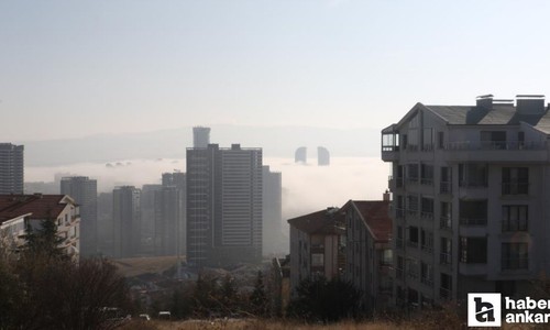 Başkent sabah saatlerinde yoğun sise teslim oldu