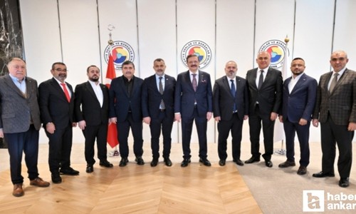 KUTSO heyeti Ankara'da Bakan Bolat ve TOBB Başkanını ziyaret etti