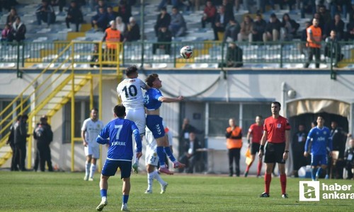 Sincan Belediyesi Ankaraspor, evinde Ankaragücü'nü 2-1 yendi