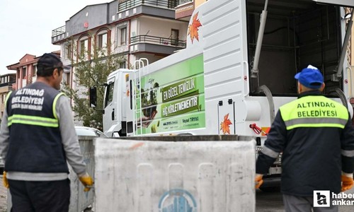 Altındağ Belediyesi ilçe genelinde çöp konteynerlerini temizledi