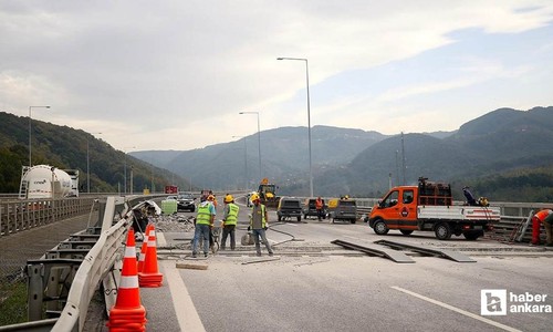 Ankara-Kahramankazan-Kızılcahamam istikameti çalışma nedeniyle trafiğe kapatıldı