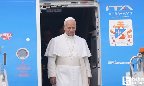 Vatikan Devlet Başkanı Papa 14. Leo'nun uçağı Ankara'ya indi