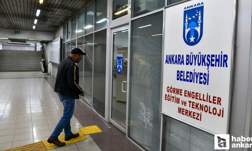 ABB'nin Görme Engelliler Eğitim ve Teknoloji Merkezi ücretsiz hizmet sunuyor