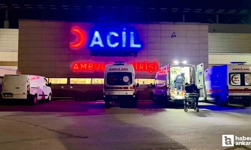 Etimesgut'ta servis aracı kamyona arkadan çarptı: 1 yaralı