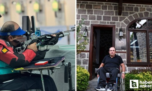 Deri ustası Abakay, Altındağ Belediyesi'nin sanat sokağında engellere meydan okuyor