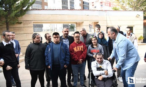 Pursaklar Belediyesi Engelsiz Yaşam Merkezi'nde özel etkinlik yapıldı