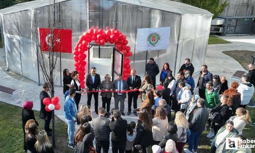 Etimesgut Belediyesi Engelsiz Yaşam Merkezi'nde Sera Alanı hizmete açıldı