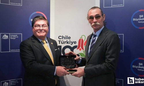 Etimesgut Belediye Başkanı Erdal Beşikcioğlu, Şili Büyükelçisi'ni ziyaret etti