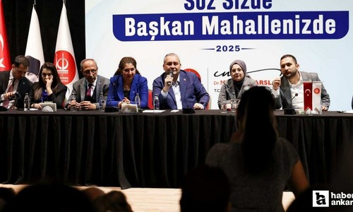 Keçiören Belediye Başkanı Mesut Özarslan, 3 mahallenin sakinleriyle buluştu