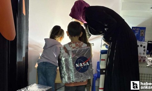 Sincan Belediyesi Lavanta kreşinde miniklere uzay temalı etkinlik