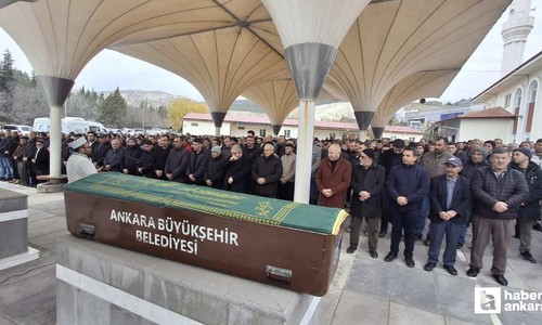 Beypazarı'nda trafik kazasında hayatını kaybeden kişi için cenaze töreni yapıldı