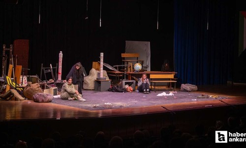 Gazze dramı Ankara'da Meryem isimli tiyatro oyunuyla anlatıldı